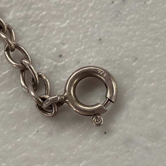 Sterling Silver Charm Bracelet With Three Charms Included - Picture 6 of 15